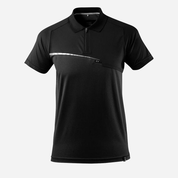 Polo-Shirt mit Brusttasche 