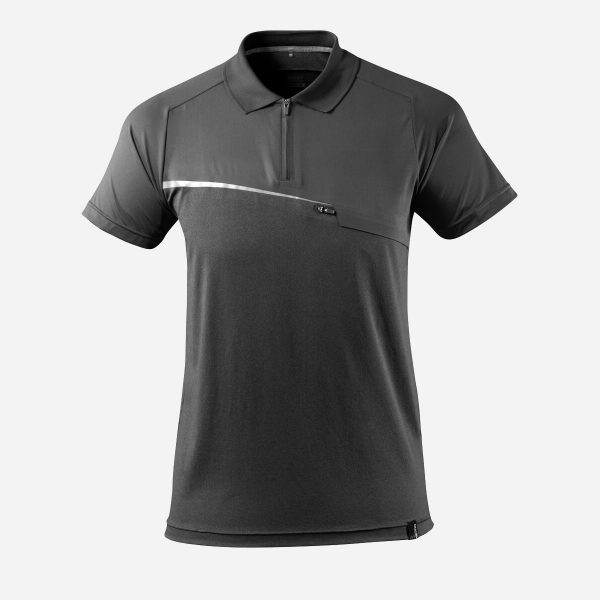 Polo-Shirt mit Brusttasche 