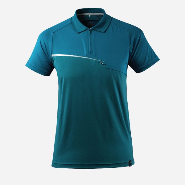 Polo-Shirt mit Brusttasche 