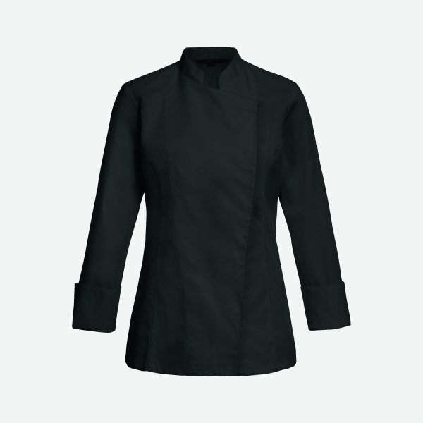 Damen- Kochjacke mit verdeckten Druckknöpfen Regular Fit