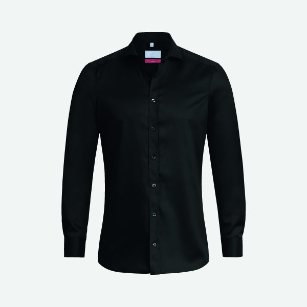 Herren Hemd Haifischkragen mit Kontrast Slim Fit